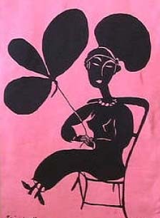 Картина тонино Гуэрра Женщина на стуле